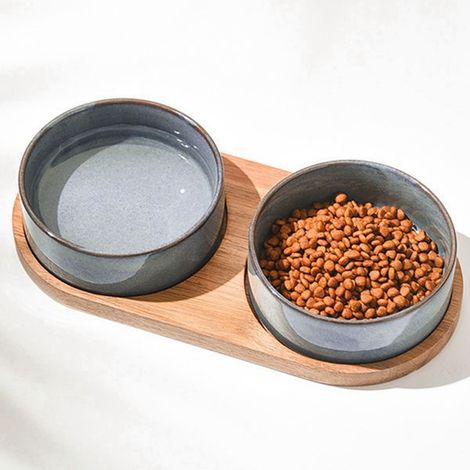 1 Farbset: siehe Foto. Material: Keramik-Tiernapf, mattierte Keramik mit Antikollisionssystem.