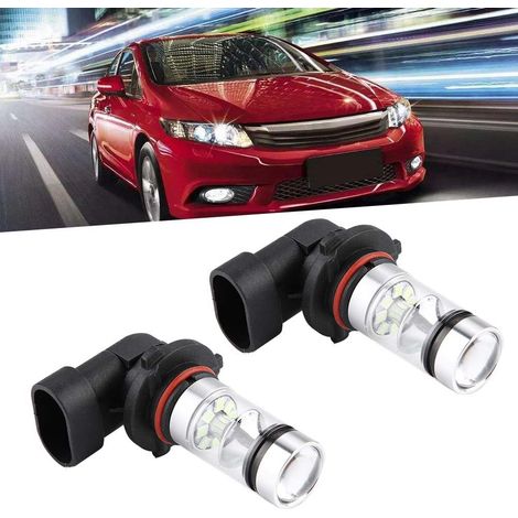 2x 9006 HB4 8000K Eisblau 100W LED-Lampen Abblendlicht-Nebelscheinwerfer-Set (1/5)