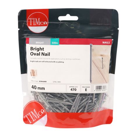TIMCO Oval Nails Bright - 40mm