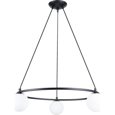 Lampadari Yoli nero 65x98x65cm Sollux (1/5)