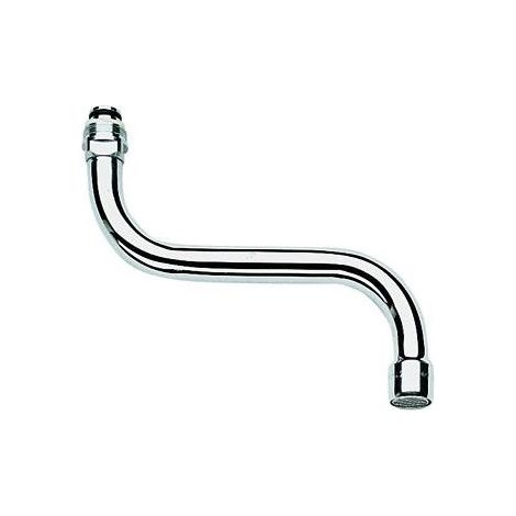 Bec de tuyau COSTA pour mélangeurs muraux de cuisine, saillie 200 mm chromé GROHE