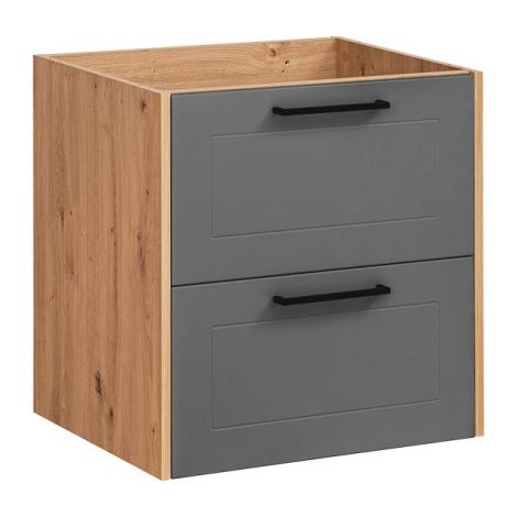 Meuble sous vasque - 60 x 46 x 61 cm - Duramen Grey - Livraison gratuite (1/5)