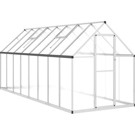 Maison Exclusive - Telaio Serra con Base Argento 445x169x195 cm in Alluminio