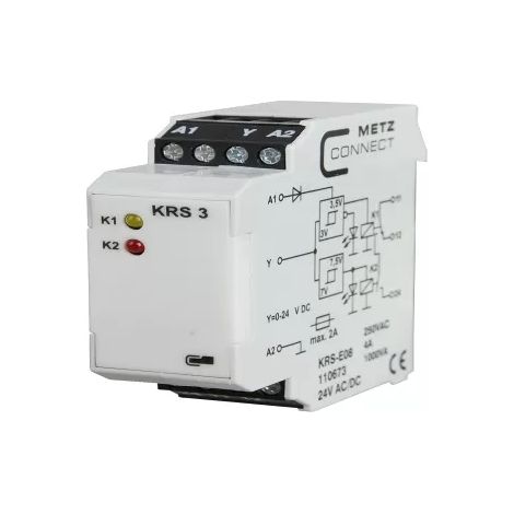 Schwellwertschalter 24, 24 V/AC, V/DC (max) 1 Wechsler Metz Connect 110673 1 St. (1/2)