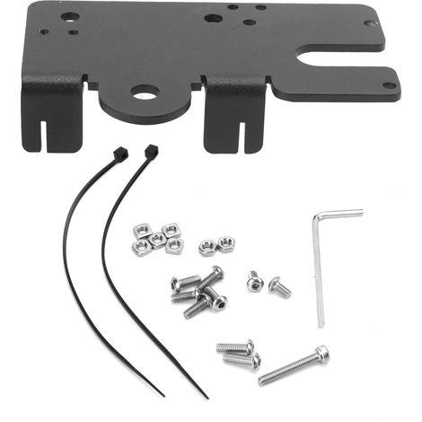 Kit d'extrudeuse pour imprimante 3D Creality : bloc d'alumine, vis, écrou et clé, accessoires de montage. (1/5)