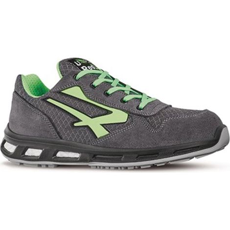 U.POWER Calzado de seguridad Point T.46 gris/verde Serraje/Nylon S1PSRC EN20345 U-Power - RL20036-46