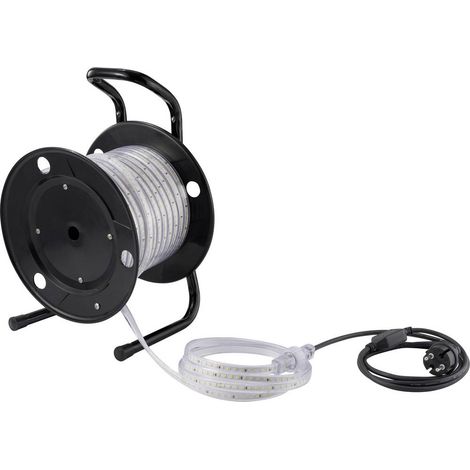 Sygonix SY-6700426 Striscia LED con spina 230 V/AC 25 m Bianco freddo 1 pz. (1/5)