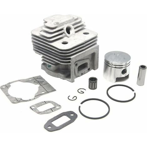 Cylindre et piston ALOVEZ 44mm 52cc – Kit de remplacement pour tronçonneuses 1E44F-5, BG520, CG520 – Matériau métal durable