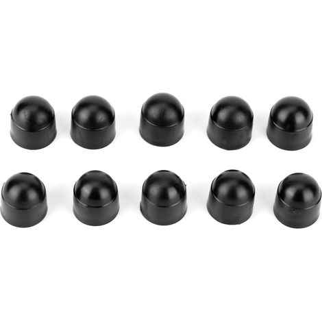 10 vis M6 écrous à capuchon hexagonal en plastique, kit de couvercle pour voiture JDM (1/5)