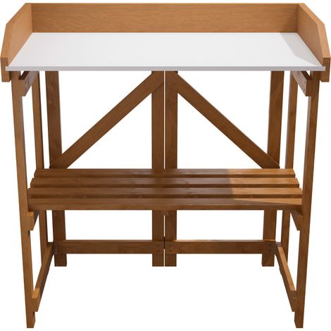 Primaster Pflanztisch mit Ablage Cala Holz 85 x 44 cm Pflanztisch (1/3)