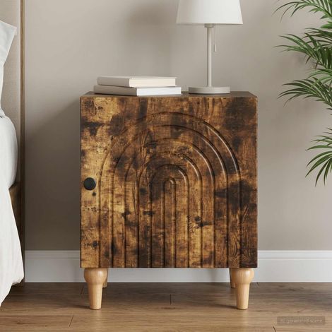 Armadio da Notte Rovere Fumo 43 x 34,5 x 50 cm vidaXL (1/5)