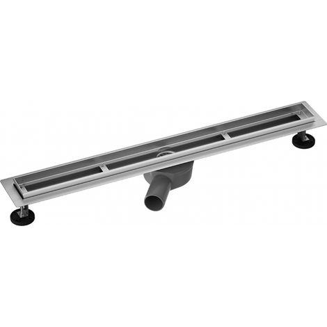 Caniveau de douche ELIO PLUS 80 cm en acier inoxydable
