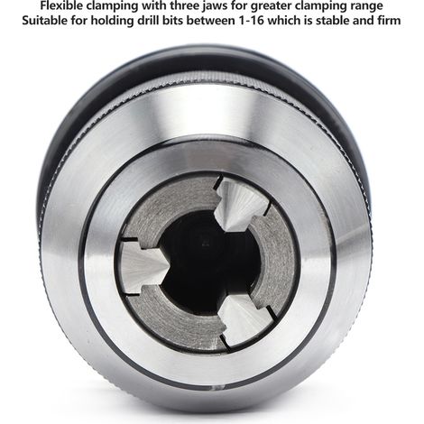 Porte-outil à mandrin de perçage en acier rapide intégré pour fraiseuse CNC BT40-APU16-100 (1/5)