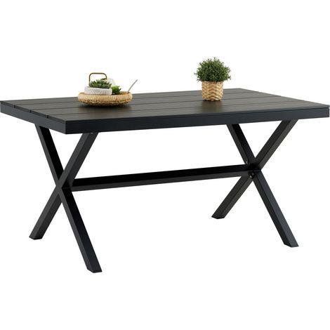Table de jardin WINDY Noir (1/5)