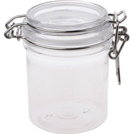 Boîte de conservation en PETP pour lait en poudre, couvercle à clip, bocal hermétique, cuisine (1/5)