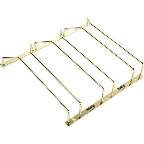 Support verres vin dor de 275 cm sous armoire support verres vin support de rangement pour verres pied 3 Label