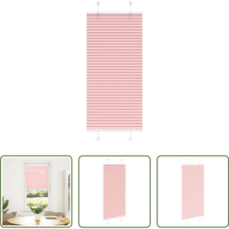 Sichtschutz - Plissee Rosa 55x150 cm Stoffbreite 54,4 cm Polyester (1/5)
