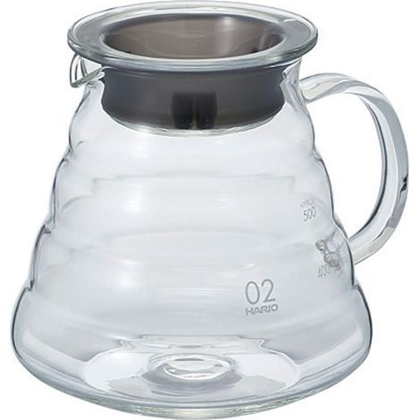 1 Verseuse,Verre,Couvercle silicone,Résistant chaleur,Micro-ondes,Café filtre (1/5)