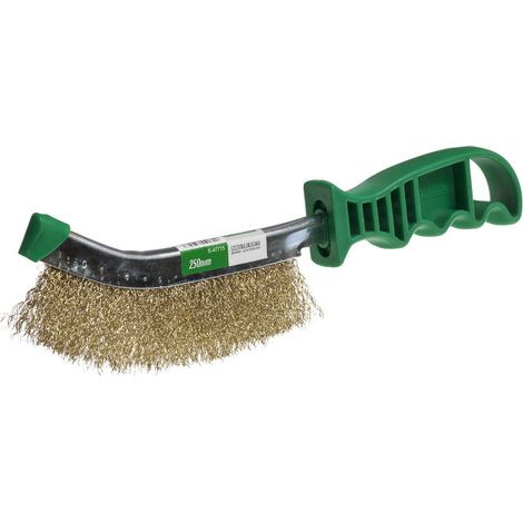 Brosse métallique étroite en laiton Stalco S-47715
