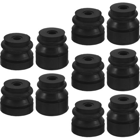Lot de 10 Coussinets en Caoutchouc pour Tronçonneuse Patins Amortisseurs Anti-Vibrations Supports Robustes Vibrations en Travail de Coupe en Extérieur (1/5)