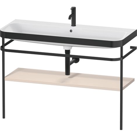Duravit Happy D.2 Plus c-bonded Set avec console métallique,