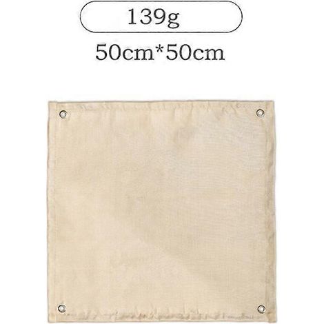 Tapis ignifugé pour foyer extérieur, tapis de camping, tapis de cuisine portable en fibre de verre pour barbecue et pique-nique
