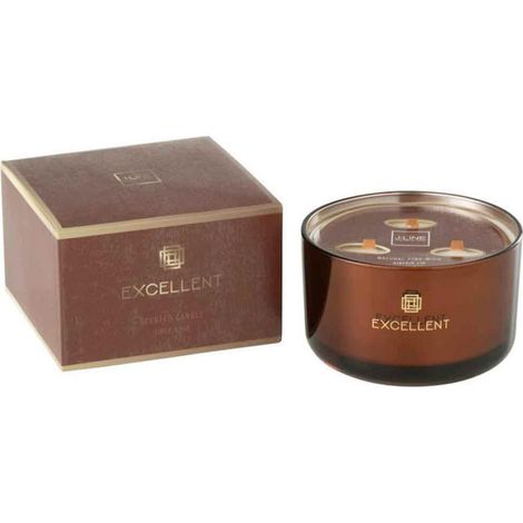 Bougie Parfumée "Excellent" 13cm Siberia Fir Marron (1/3)