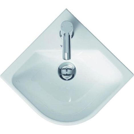 Duravit ME by Starck Waschtisch Eck-Handwaschtisch, 1 Hahnloch, (1/5)