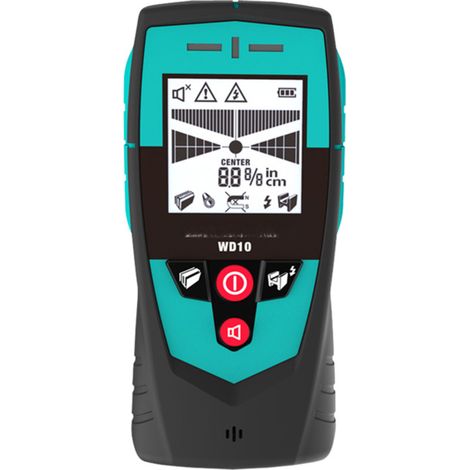 Détecteur mural Mileseey 2.2" – câbles, métaux, non-métaux, AC, double indicateur, portable. (1/5)