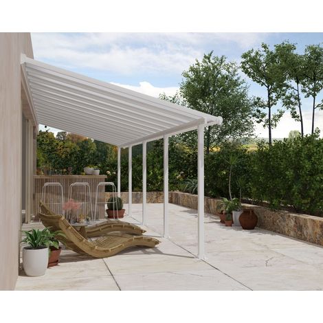 Palram - Canopia | Pergola Olympia Marquesina De Aluminio 924X294 Blanco (1/5)