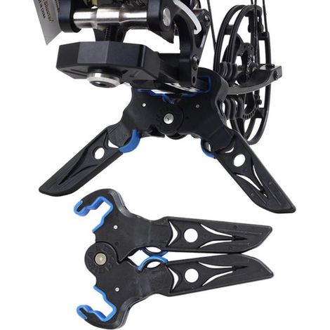 Support de stabilisation pour arc pliable, support en caoutchouc pour membres d'arc, support portable pour arc de chasse, équipement de tir à l'arc extérieur. (1/5)