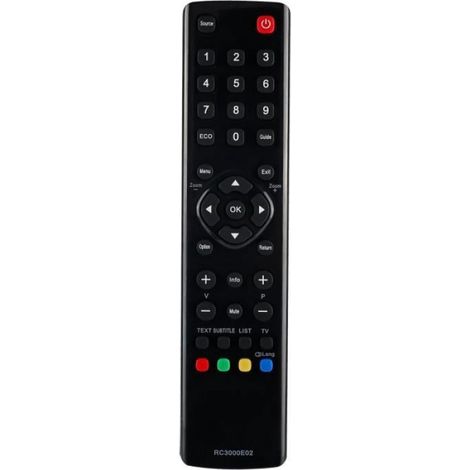 remplacement de la télécommande pour TCL THOMSON LED LCD Smart TV,utilisation pour le contrôleur RC3000E02[B536117195] (1/4)