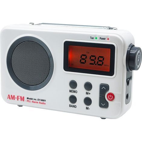 Radio AM/FM haute fidélité pour domicile, personnes âgées, haut de gamme et portable deng ALOVEZ