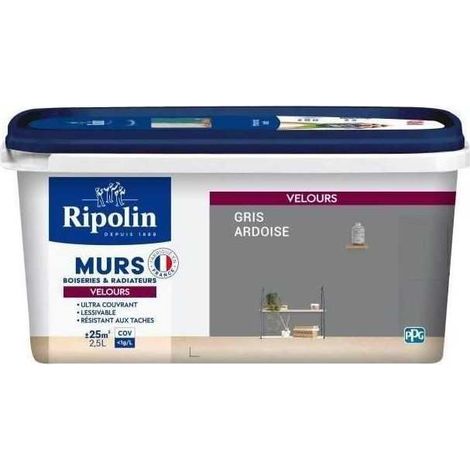 Ripolin Velours Farbe Graugrün 2,5L Innen (1/3)