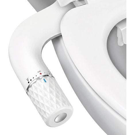 Zubehör für Toilettenbidets – Ultradünne Doppeldüsen vorne und hinten, nicht-elektrisches Zubehör für Toilettenbidets, eine frische und hygienische Lösung. (1/5)