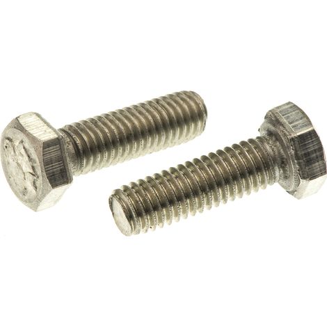 Vis à tête hexagonale, Acier Inoxydable A4 316 Brut, M5 x 16mm ( Prix pour Sachet de 100 )