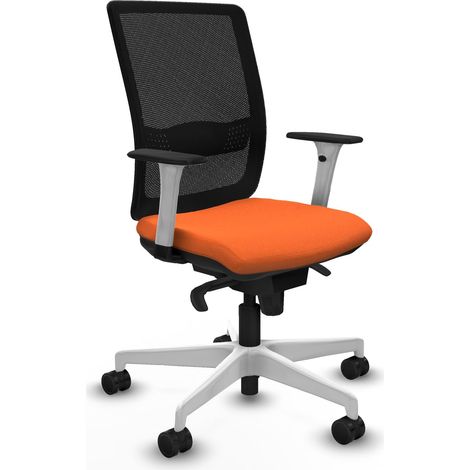 Sedia da ufficio piqueras y crespo Haches crema schiuma nylon (1/2)
