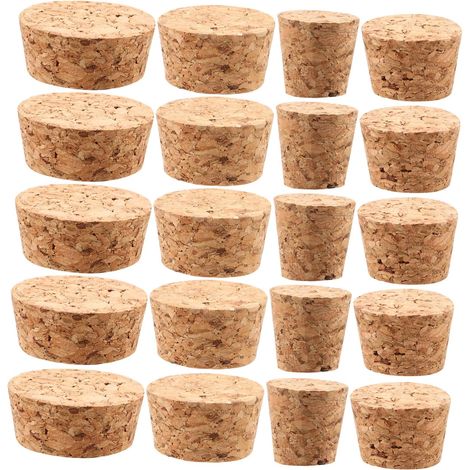 Lot de 40 bouchons liège, naturels pour bouteille et carafe (1/5)