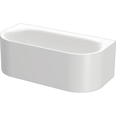 BetteLux Oval I Silueta bañera de pared 170x80x45cm, 2 traseros (1/5)