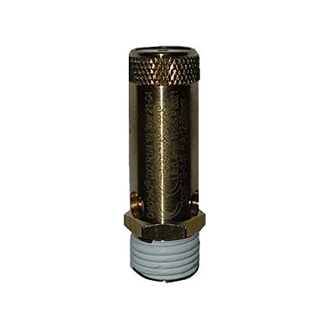 Stanley – Vanne de sécurité 1/4'' 10 bars – Soupape en laiton pour compresseur d'air – Raccord fileté – Pression maximale 10 bars