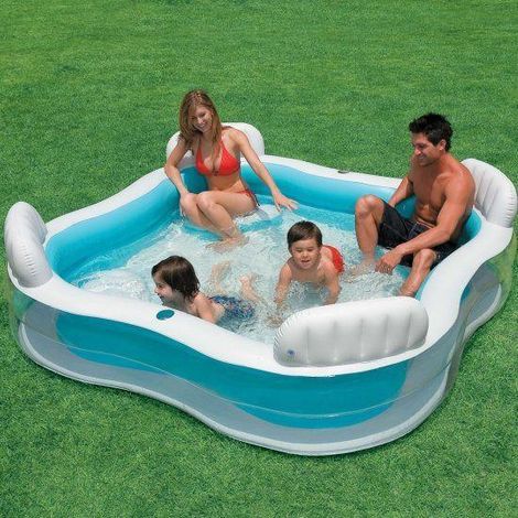 Intex Swim Center 56475NP piscine gonflable bleu et blanc (1/3)