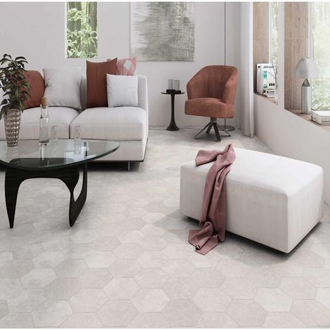 Carrelage effet pierre Love Affairs Aura hexagone 23x20cm - Boîte de 0.35 m2 (1/2)