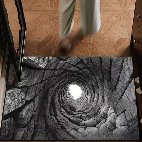 New Endless Abyss Illusion Doormat 60x90cm - Illusion Rug - Abyss Sky