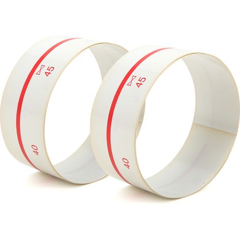 Règle à tricoter en nylon professionnelle, lot de 2 aiguilles pour machine à tricoter Brother KH260 KH270, accessoire de tricotage pour métier, outil de mesure pour tricoteuse. (1/5)