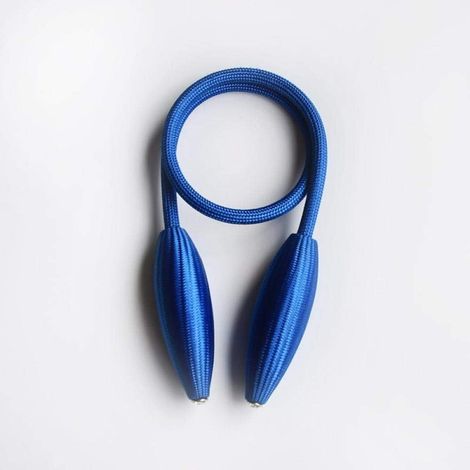 Kreative Gardinenclips ohne Bohren – 2er-Pack – Blau – 52 cm (ausgeklappt) (1/4)