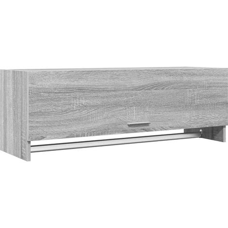 Maison Exclusive - Kleiderschrank Grau Sonoma 100x32,5x35 cm Holz (1/5)
