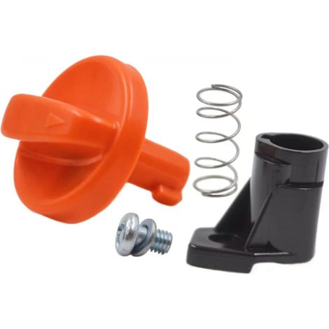 Lot de 4 boutons d'étranglement pour FS91 FS111 FS131 HT102 HT131 HT132 KM131R Remplace 4180 180 9500 Vis d'insertion à ressort en métal pour réparation de débroussailleuse de jardin (1/5)
