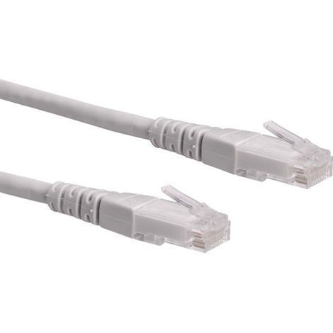ROLINE UTP Cat.6 1.5m - Cable de red (1,5 m, Cat6, U/UTP (UTP), RJ-45, RJ-45, Gris)