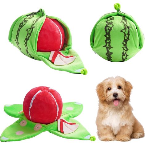 Jouet intelligence 5 en 1 pour chien : peluche interactive avec couineur et papier froissé, puzzle anti-ennui pour toutes tailles, p (1/5)