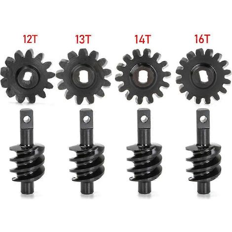 Pour différentiel à surmultiplication en acier Axial SCX24, kit de vis sans fin 16T (1/4)